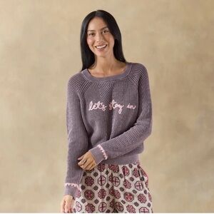 Sundance Women's Purple Sweater - Let's Stay In